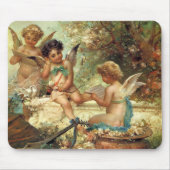 ミュージシャンエンジェルズバイハンスザッツカビクトリアンファインアート マウスパッド (正面)