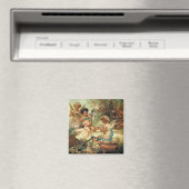 ミュージシャンエンジェルズバイハンスザッツカビクトリアンファインアート マグネット (インサイチュ (食洗機))