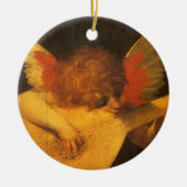 ミュージシャンエンジェル遊ズルテバイロッソフィオレンティーノ セラミックオーナメント (正面)