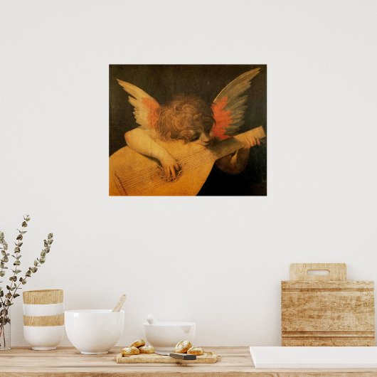 ミュージシャンエンジェル遊ズルテバイロッソフィオレンティーノ ポスター (キッチン)