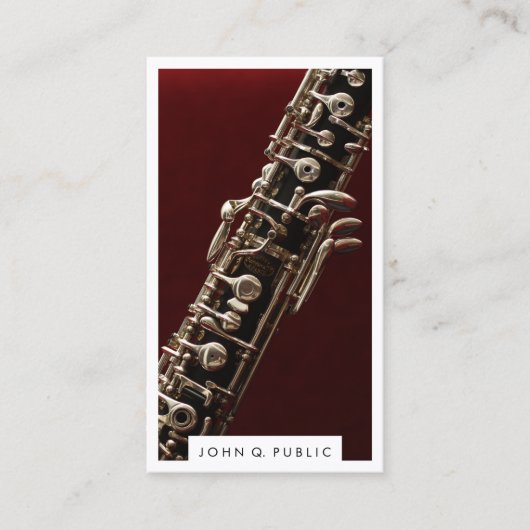 ミュージシャンオボエ写真 名刺 (正面)