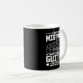 ミュージシャンギタリストギターギフトギター コーヒーマグカップ (正面右)