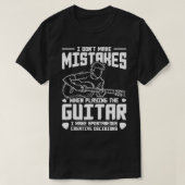 ミュージシャンギタリストギターギフトギター Tシャツ (デザイン正面)