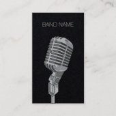 ミュージシャンギタリストシンガーバンドアーティストパブリシティCA コーリングカード (正面)