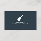 ミュージシャンギタリスト 名刺 (裏面)