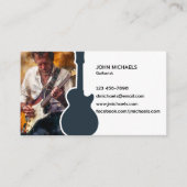 ミュージシャンギタリスト 名刺 (正面)