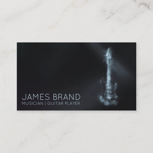 ミュージシャンギタープレーヤー 名刺 (正面)