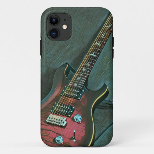ミュージシャンギターラバーギフト Case-Mate iPhoneケース (裏面)