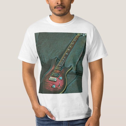 ミュージシャンギターラバーギフト Tシャツ (正面)