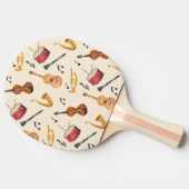 ミュージシャンギフトギタリストギフトミュージックテーブルテニス 卓球ラケット (横)