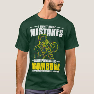 ミュージシャンギフトトロンボーンミュージカル楽器トロンボニ Tシャツ