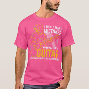 ミュージシャンギフトミュージカル楽器ミュージックギター Tシャツ