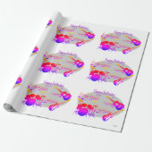 ミュージシャングラフィックギフトラップレインボーHAMbyWG ラッピングペーパー (アンロールド)