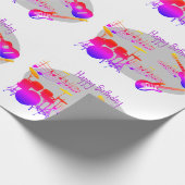 ミュージシャングラフィックギフトラップレインボーHAMbyWG ラッピングペーパー (角)