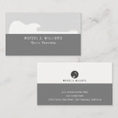 ミュージシャングレーの名刺（ギター付き） 名刺 (正面/裏面)