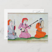 ミュージシャンコスチュームドゥラクールエドゥラ ポストカード (正面/裏面)