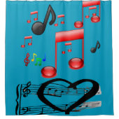 ミュージシャンシャワーカーテン シャワーカーテン (正面)