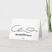 ミュージシャンシリーズ/グラマフォン サンキューカード (裏面)