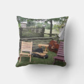 ミュージシャンズバンドキャンプピロー – 両面 クッション (裏面)