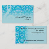 ミュージシャントレブルクレフ、 音符記号ミュージックスタジオ先生 名刺 (正面/裏面)