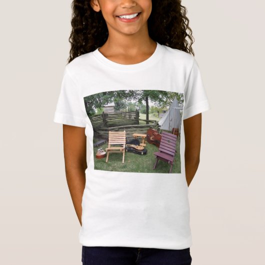 ミュージシャンバンドキャンプシャツ Tシャツ (正面)