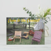 ミュージシャンバンド来キャンプ「コンサートへ!」 招待状 (スタンド正面)