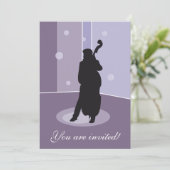 ミュージシャンパーソナライズされた招待状カスタマイズ-  招待状 (スタンド正面)