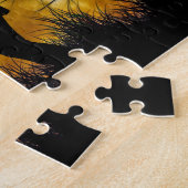 ミュージシャンフルムーンウォーター色 ジグソーパズル (側面)