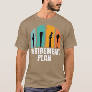 ミュージシャンペンション計画エレクトリックアコースティックギターRet Tシャツ