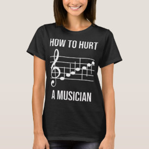 ミュージシャンマーチングバンドミュージック楽器 Tシャツ