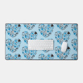 ミュージシャンミュージカル楽器ハートツール デスクマット (キーボード&マウス)