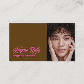 ミュージシャンミュージックソングライター写真QRコード 名刺 (正面)