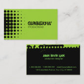 ミュージシャンラグランジイトグリーン名刺 名刺 (正面/裏面)