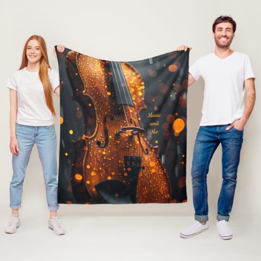 ミュージシャン先生学生バイオリニスト用ブランケット フリースブランケット (インサイチュ)