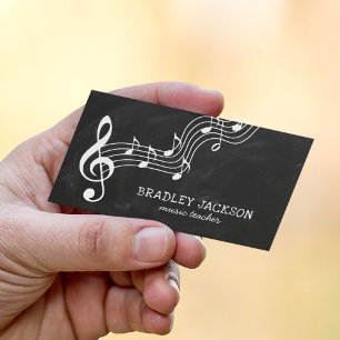 ミュージシャン先生   音楽モダン講師 名刺