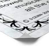 ミュージシャン免許 ポスター (角)