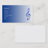 ミュージシャン名刺 名刺 (正面/裏面)