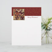 ミュージシャン天使。ファインアートクリスマスレターヘッド (スタンド正面)