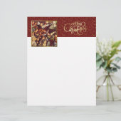 ミュージシャン天使。ファインアートクリスマスレターヘッド (スタンド正面)