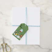 ミュージシャン小人クリスマスギフトタグ ギフトタグ (より糸付き)