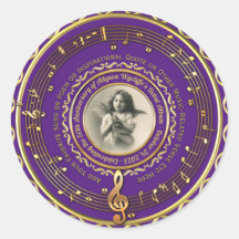 ミュージシャン楽音追悼フォトパープル