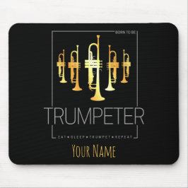 ミュージシャン生まれのラッパを吹き鳴らす マウスパッド