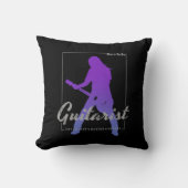 ミュージシャン生まれ・バンドのギタリストへ クッション (正面)