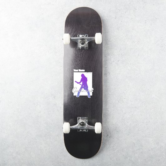 ミュージシャン生まれ・バンドのギタリストへ シール (スケートボード)