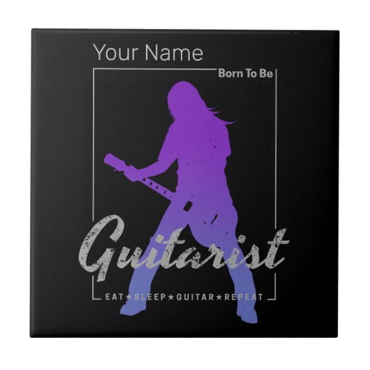 ミュージシャン生まれ・バンドのギタリストへ タイル (正面)