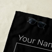 ミュージシャン生まれ・バンドのギタリストへ ビーチタオル (インサイチュ)