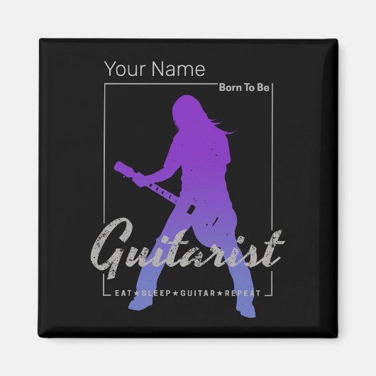 ミュージシャン生まれ・バンドのギタリストへ マグネット (正面)