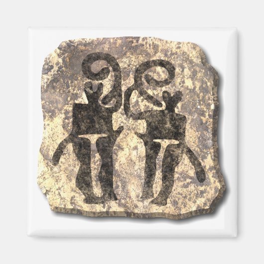 ミュージシャン石 マグネット (正面)