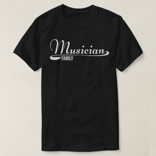 ミュージシャン系 Tシャツ (デザイン正面)