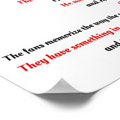 ミュージシャン詩 ポスター (角)